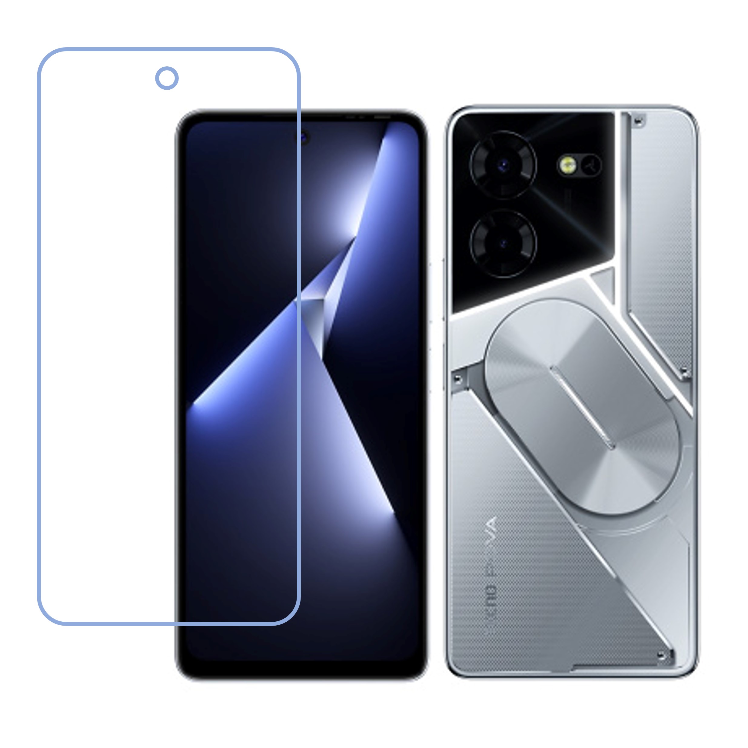 Tecno Pova 5 Pro 9H Protective Ultra Clear Unbreakable Front Screen Protector  (Not A Tempered Glass)